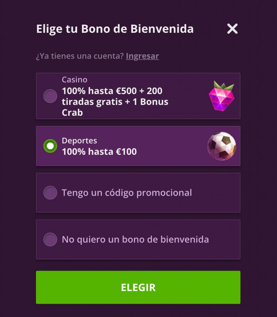 Malina Casino Screenshot